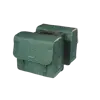 Basil Flair  - dubbele fietstas MIK - 35 liter - groen