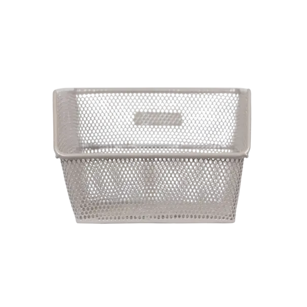 Basil Cento S - fietsmand - achterop - nude metallic