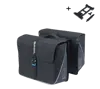 Basil Forte - dubbele fietstas MIK - 35 liter - zwart