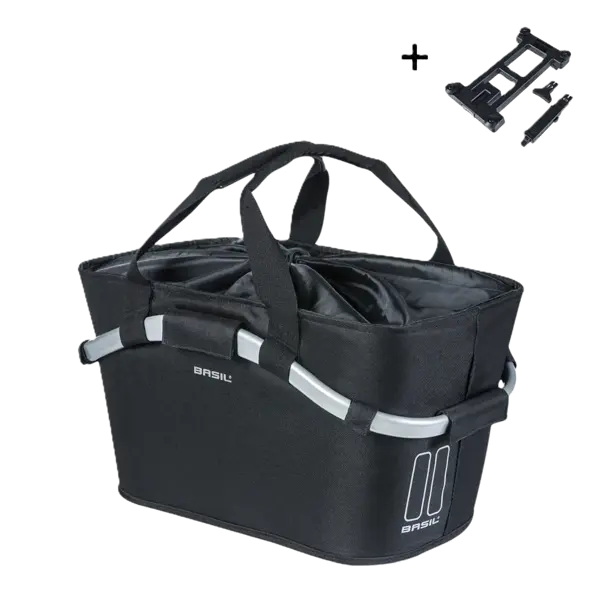 Basil Classic Carry All MIK - fietsmand – achterop - zwart