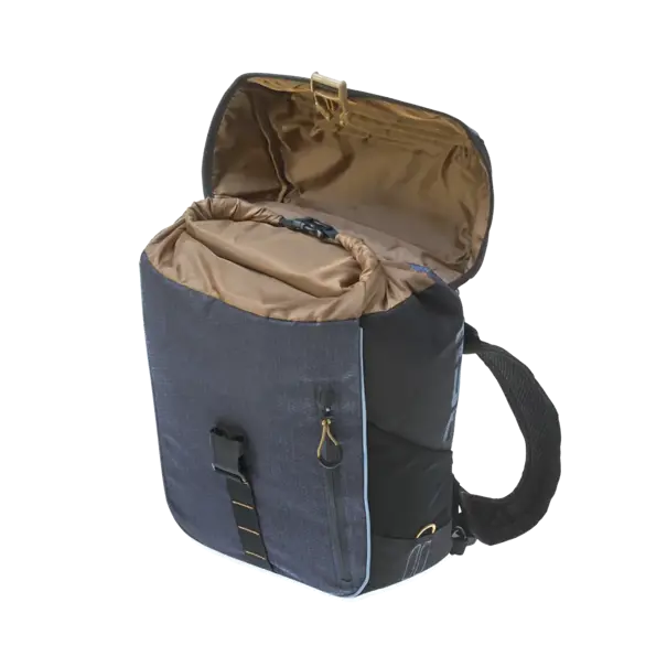 Basil Miles - fietsrugzak - 17 liter - zwart/grijs