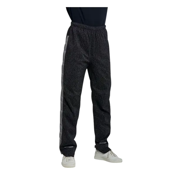 Basil Skane HiVis fietsregenbroek - heren - zwart - S