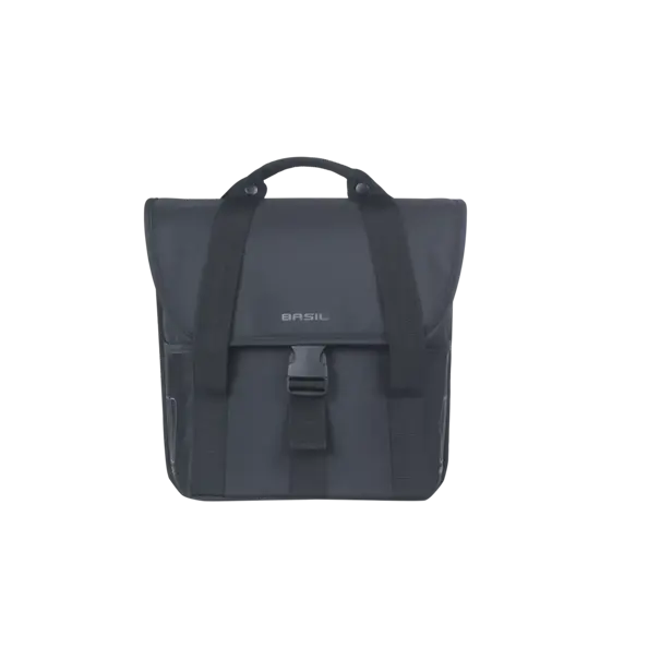 Basil GO - enkele fietstas - 16 liter - zwart