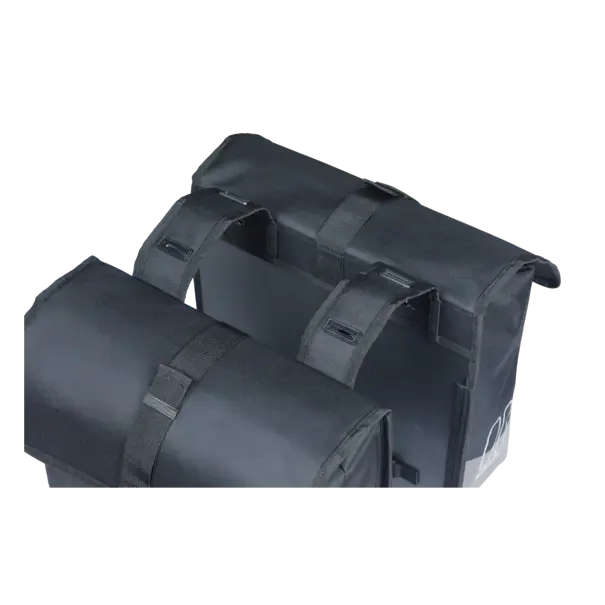 Basil Mara Evo - dubbele fietstas - 28-34L - zwart