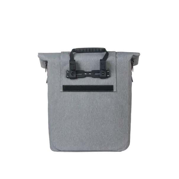 Basil City - fietsshopper MIK Hooks - 14-16L - grijs gemêleerd
