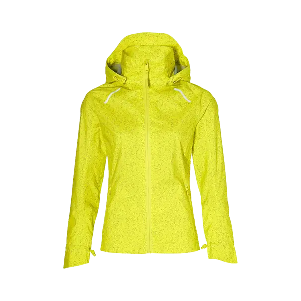 Basil Skane HiVis fietsregenjas - dames - neongeel - L