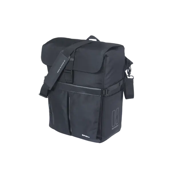 Basil Move fietsschoudertas MIK Studs - enkele fietstas -  15 liter - zwart