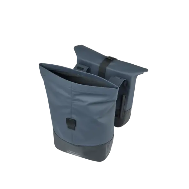 Basil Cove - dubbele fietstas - 28-32L - marineblauw/zwart