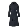 Basil Mosse fietsregentrenchcoat - dames - blauw (2)