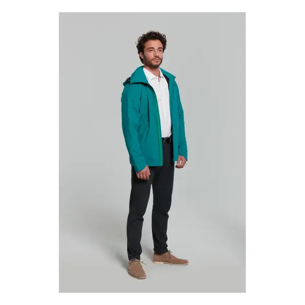 Basil Skane fietsregenjas - heren - groen - XXL