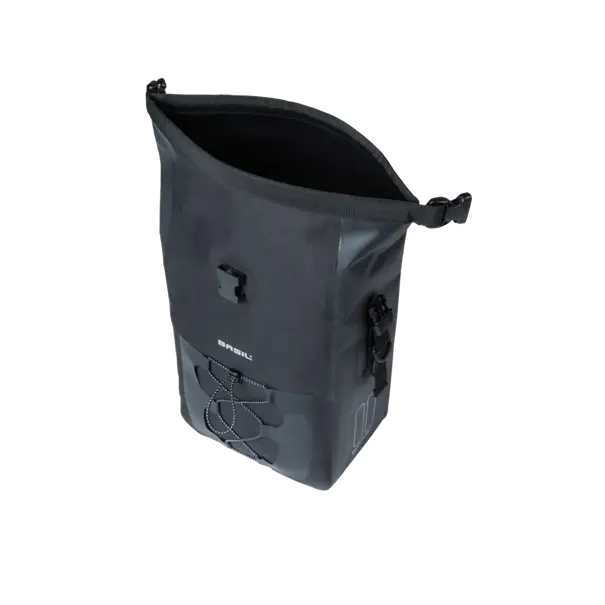 Basil Navigator Waterproof M - enkele tas MIK Hooks - 12-15L - zwart