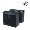 Basil Urban Load Pro - dubbele fietstas MIK - 50-64L - zwart