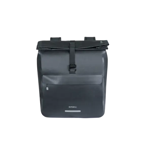 Basil Urban Dry Neo - dubbele fietstas - 46-52L- zwart