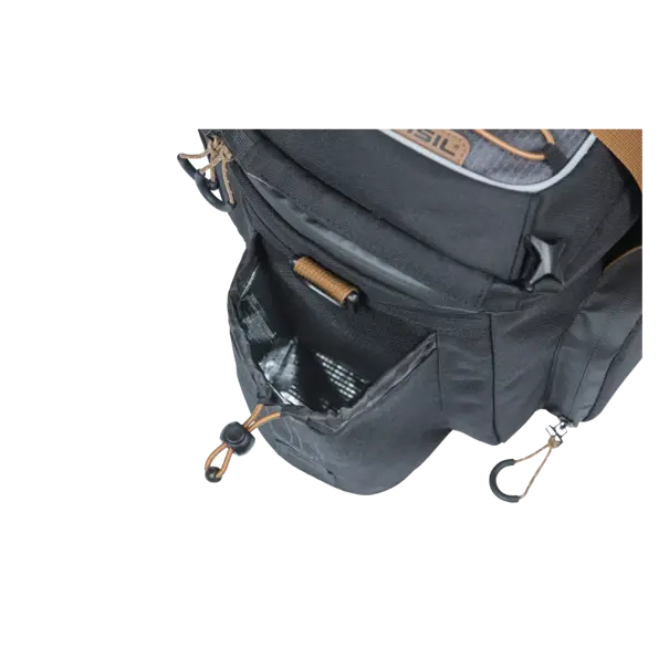 Basil Miles - bagagedragertas XL Pro MIK - 9-36 liter - grijs
