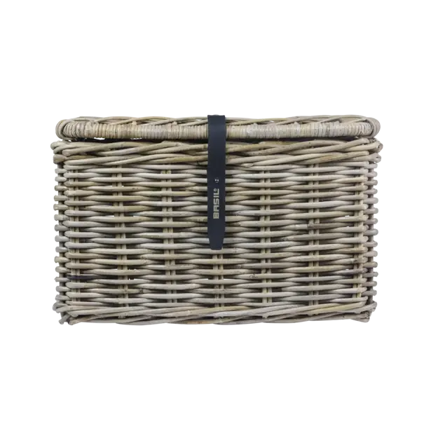 Basil Dax - fietsmand - large - grijs