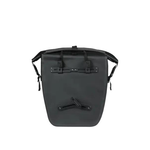 Basil Rivo L - enkele tas tarpaulin MIK Hooks - 25-31L - zwart