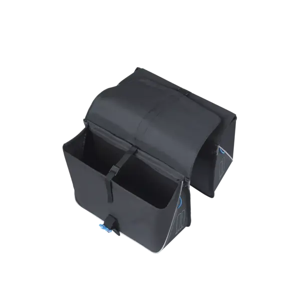 Basil Forte - dubbele fietstas - 35 liter - zwart