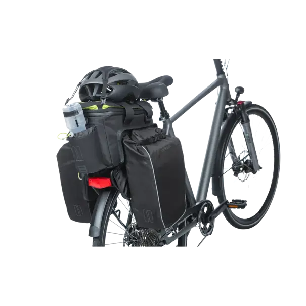 Basil Miles - bagagedragertas XL Pro MIK - 9-36 liter - zwart