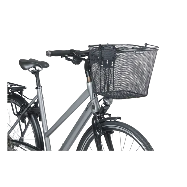 Basil Bilbao handlebar holder - fietsmand - voorop - inclusief Basil KF stuurbochthouder - zwart