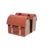 Basil Urban Load - dubbele fietstas - 48-53 liter - rood
