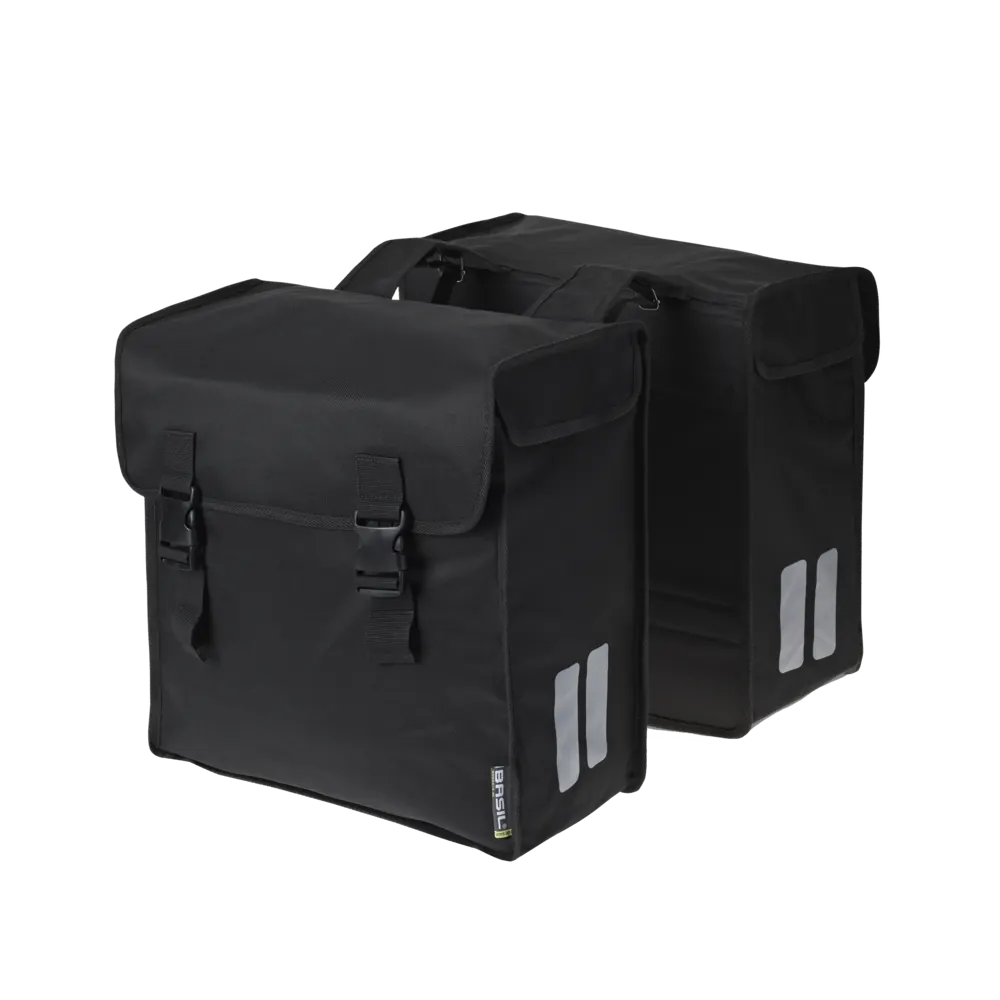 Basil Mara 3XL - dubbele fietstas - 52 liter - zwart
