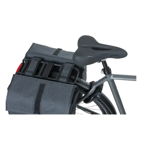 Basil Urban Dry - dubbele fietstas - 50 liter - charcoal melee