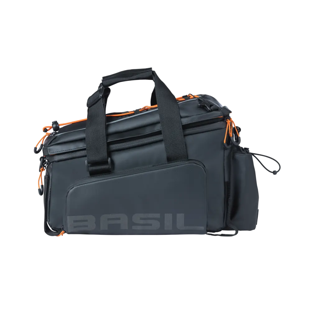 Basil Miles Tarpaulin - bagagedragertas XL Pro - 9-36 liter - zwart