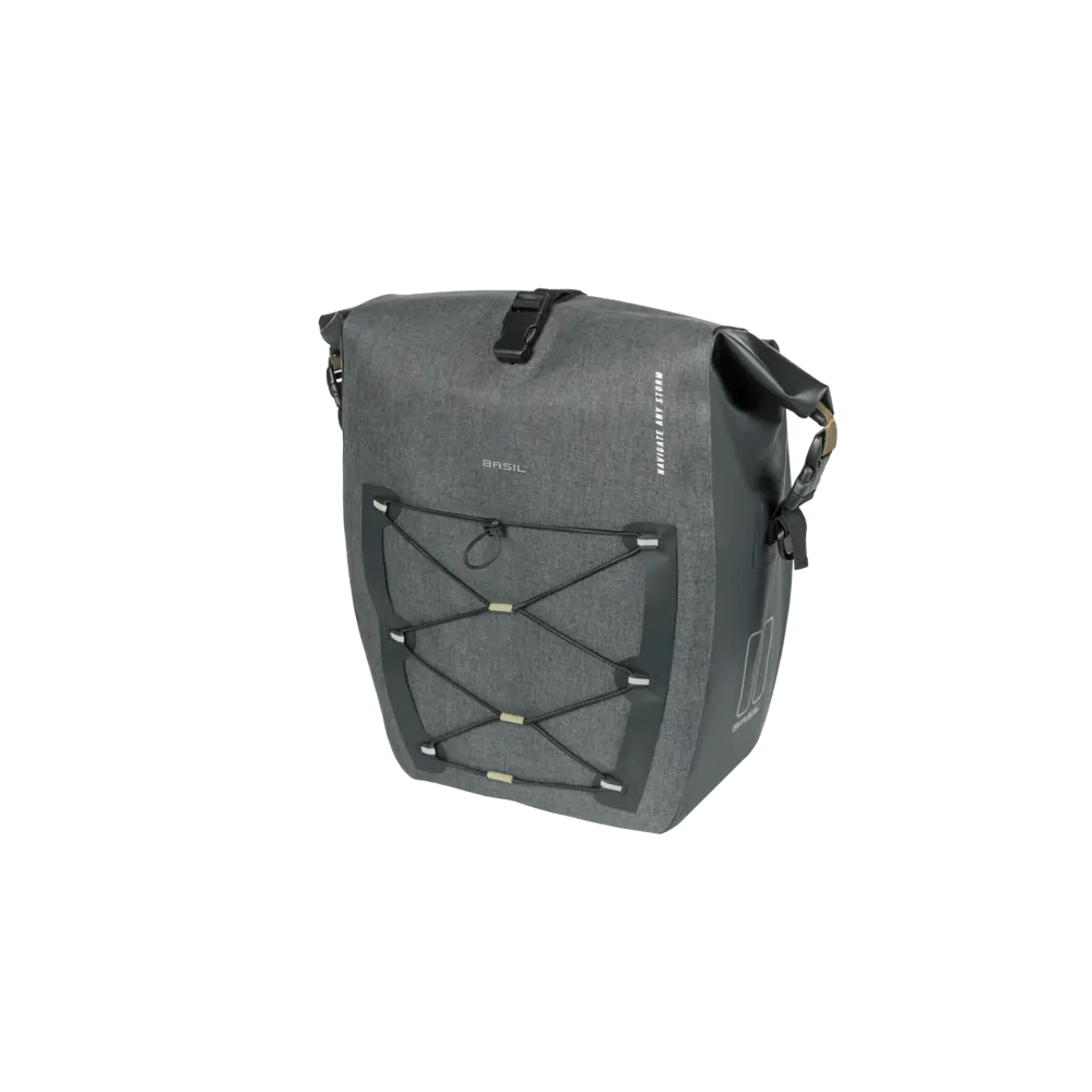 Basil Navigator Storm L - enkele tas MIK Hooks - 25-31L - zwart