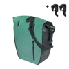 Basil Rivo L - enkele tas tarpaulin MIK Hooks - 25-31L - zilvergroen/zwart