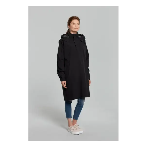 Basil Mosse fietsregenponcho - unisex - zwart - M/L