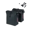 Basil SoHo Nordlicht MIK - dubbele fietstas - 41 liter - night zwart