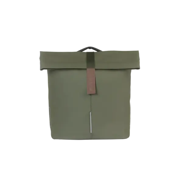 Basil - City - dubbele fietstas MIK - 28-32 liter – moss green