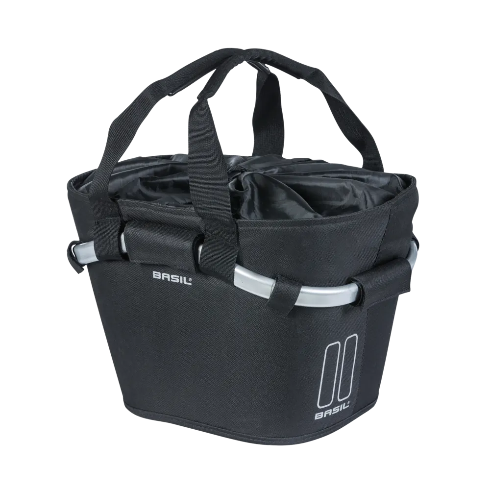 Basil Classic Carry All KF – fietsmand – voorop - zwart