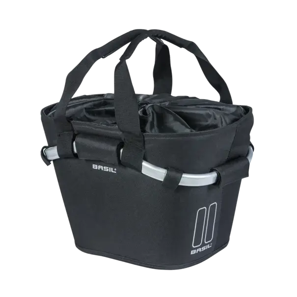 Basil Classic Carry All KF – fietsmand – voorop - zwart