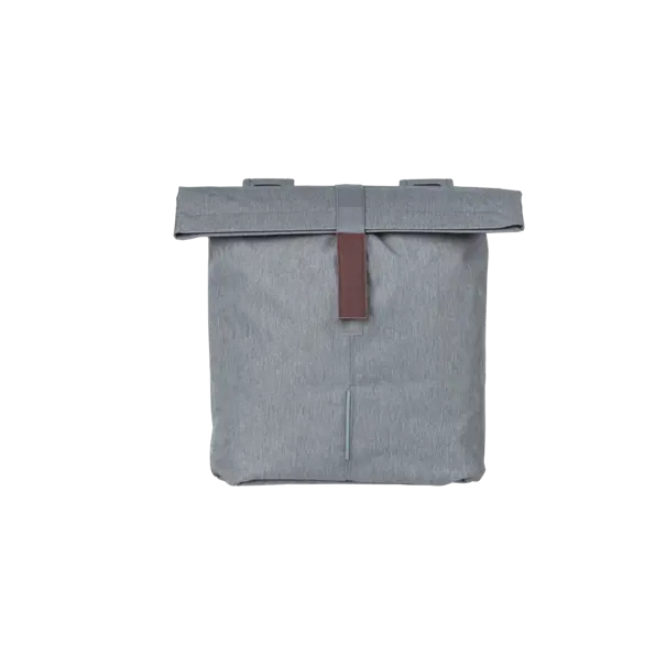 Basil City - dubbele fietstas - 28-32 liter - grey melee