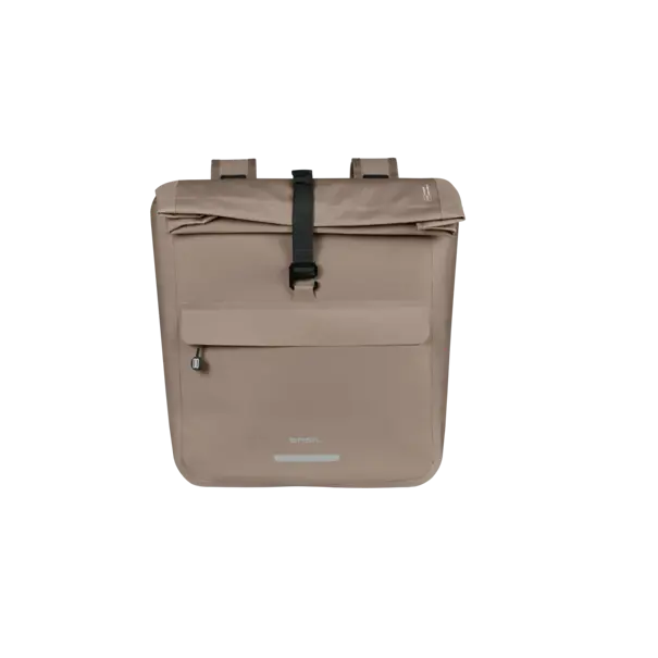 Basil Urban Dry Neo - dubbele fietstas - 46-52L - sage brown