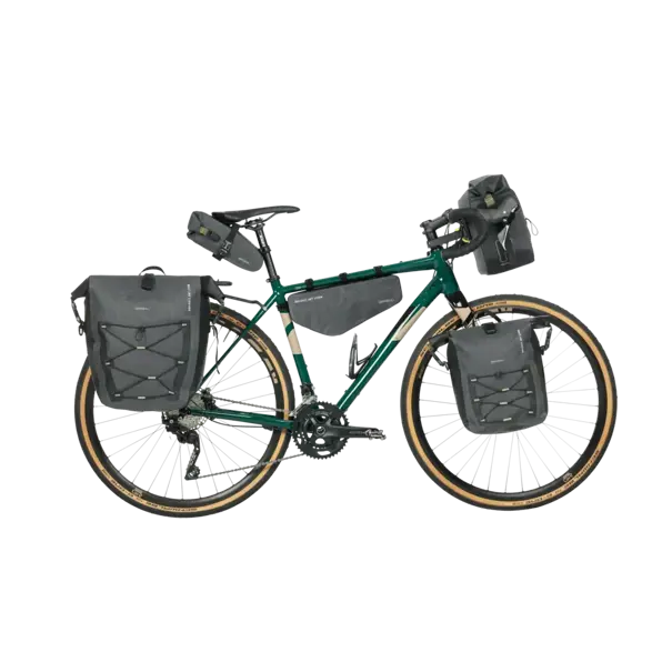 Basil Navigator Tarpaulin en 600D polyester Klittenband 1,5 Zwart