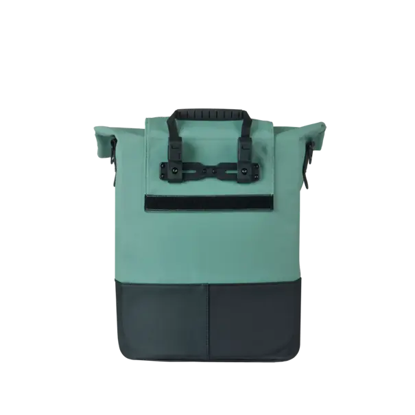 Basil Cove - shopper MIK Hooks - 14-16L - zilvergroen/zwart