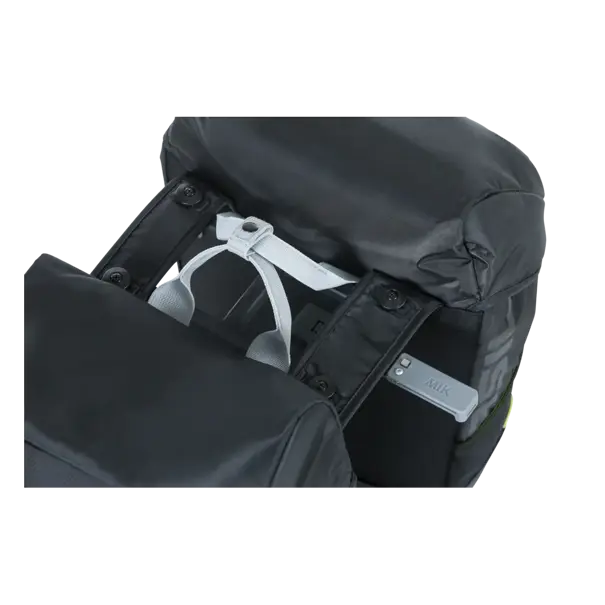Basil Miles MIK – dubbele fietstas – 34 liter - zwart