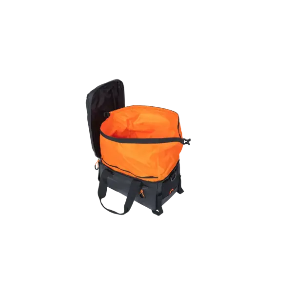 Basil Miles Tarpaulin - bagagedragertas - 7 liter - zwart/oranje