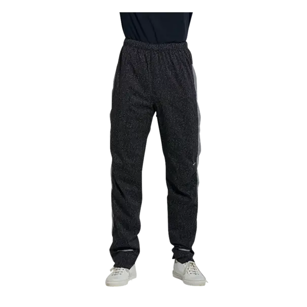 Basil Skane HiVis fietsregenbroek - heren - zwart - XXL