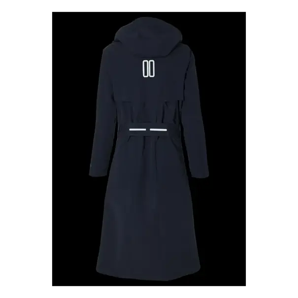 Basil Mosse fietsregentrenchcoat - dames - blauw (3)