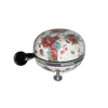 Basil Bloom - fietsbel - 80 mm - wit met bloemen