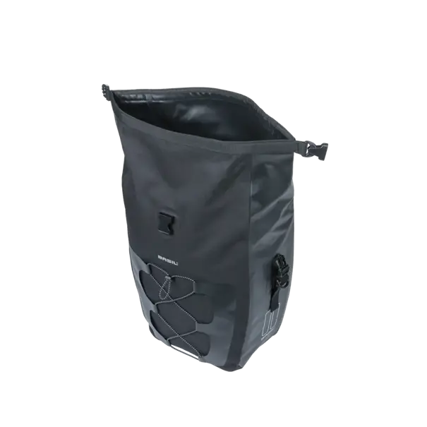 Basil Navigator Waterproof L - enkele tas MIK Hooks - 25-31L - zwart