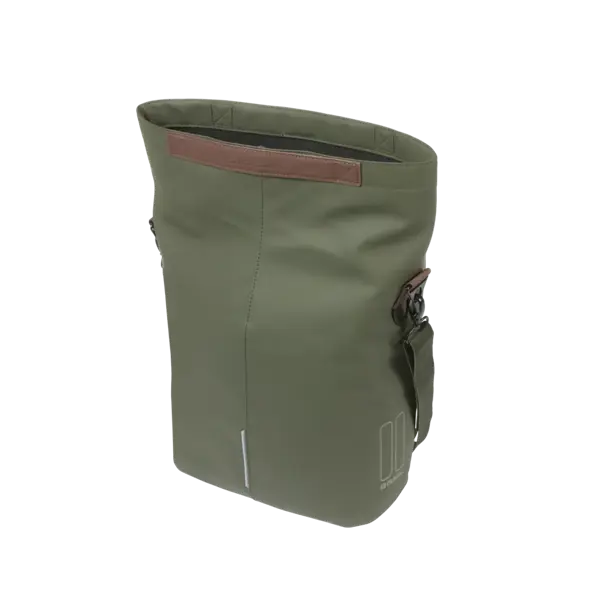Basil City - fietsshopper MIK Hooks - 14-16L - mosgroen