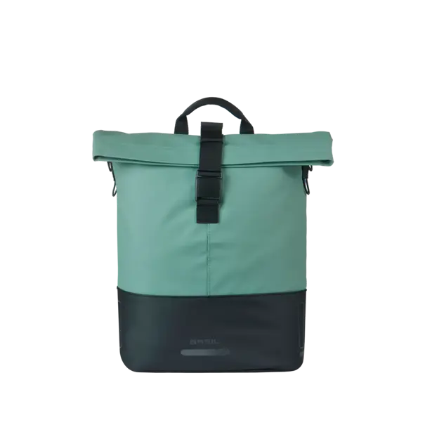 Basil Cove - shopper MIK Hooks - 14-16L - zilvergroen/zwart