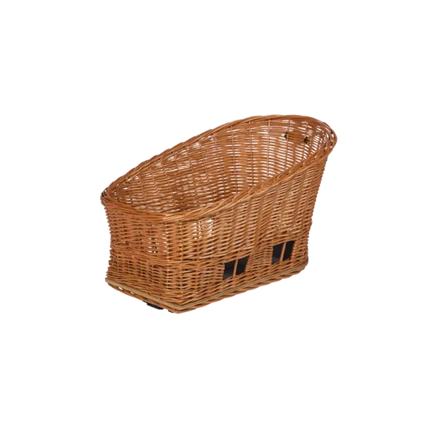 Basil Pasja - hondenfietsmand MIK - medium - 45 cm - achtermand - natural