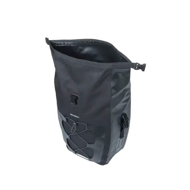 Basil Navigator Waterproof L MIK Studs - enkele fietstas -  22 liter - zwart