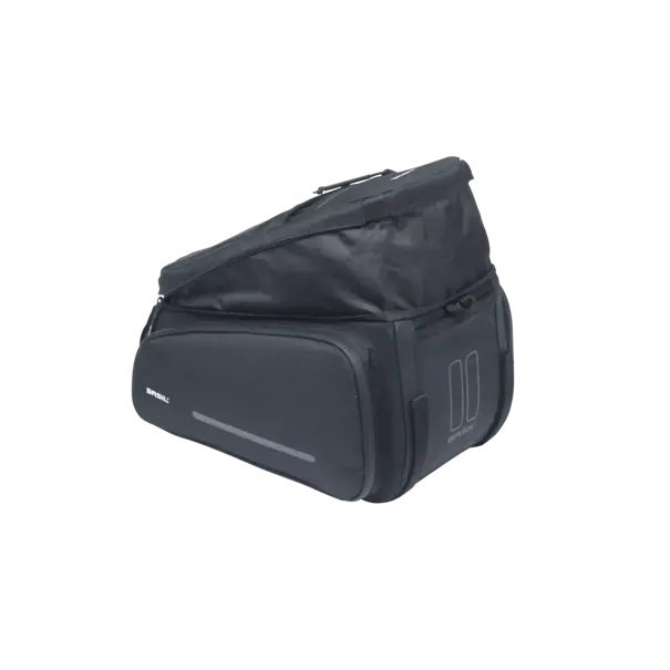 Basil Move - bagagedragertas - 10-26 liter - zwart