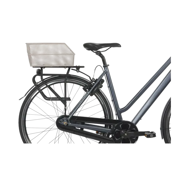 Basil Cento S - fietsmand - achterop - nude metallic